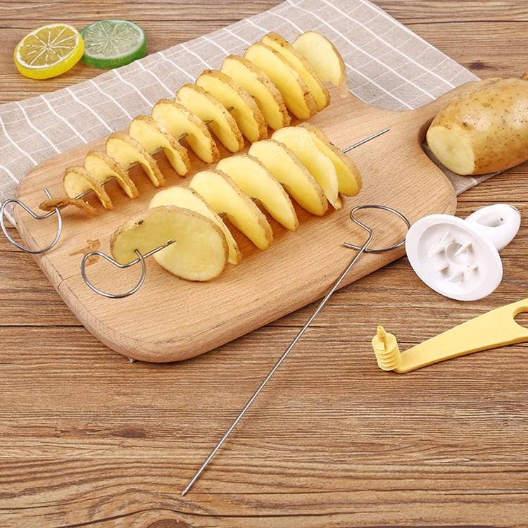 Stainless Steel Spiral Potato Cutter Slicer