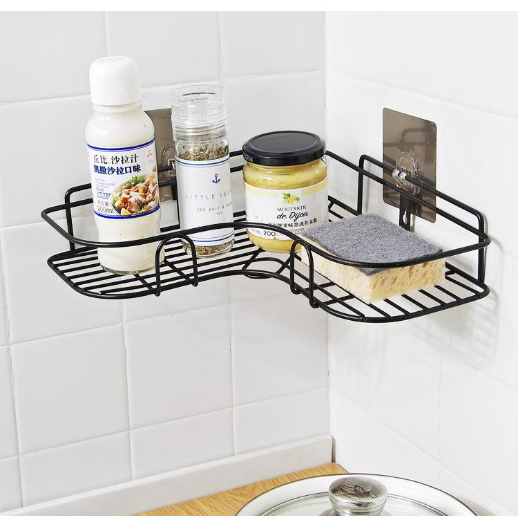 Shelf- Adhesive Metal Corner Storage Rack