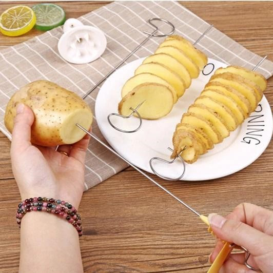 Stainless Steel Spiral Potato Cutter Slicer