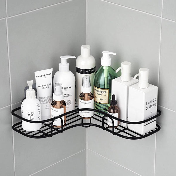 Shelf- Adhesive Metal Corner Storage Rack