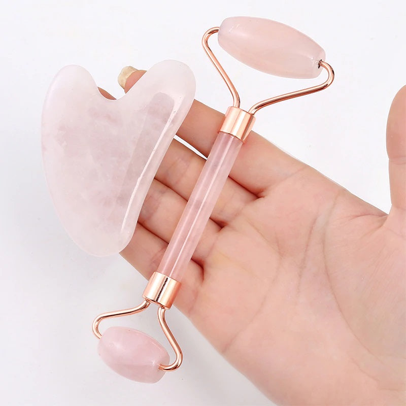 ROSE QUARTZ AND GUA SHA KIT