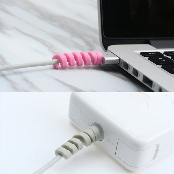 Cable Protector Silicone Spiral Shape