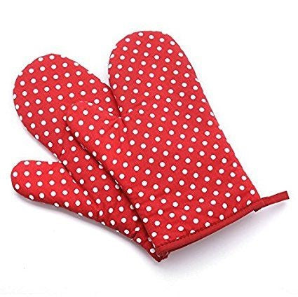 Polka Dots Oven Glove