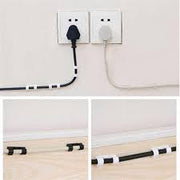 20 Pcs Cord Wire Cable Plastic Clips (Random)
