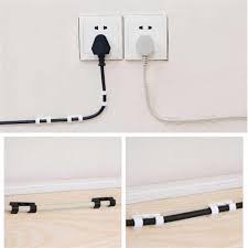 20 Pcs Cord Wire Cable Plastic Clips (Random)