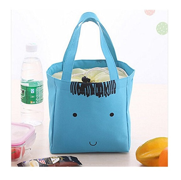 Face Print Insulated Lunch Bag