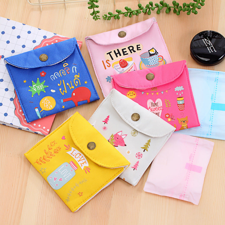Sanitary Napkin Pouch Heavy Quality (Pack Of 2 Pcs)